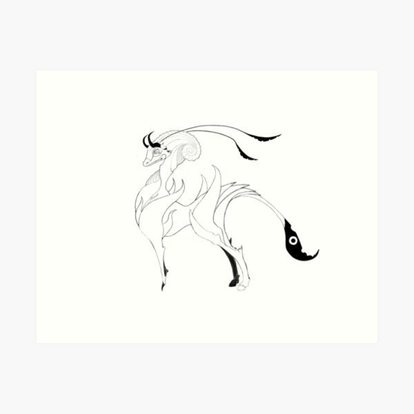 mythical creature Art Print