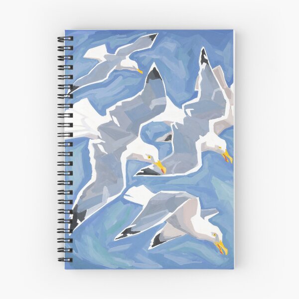 Item preview, Seagulls in the blue sky designed and sold by SEEMUELLER.