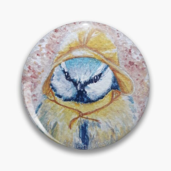 Item preview, Watercolour Blue Tit Bird Painting designed and sold by athene-art.