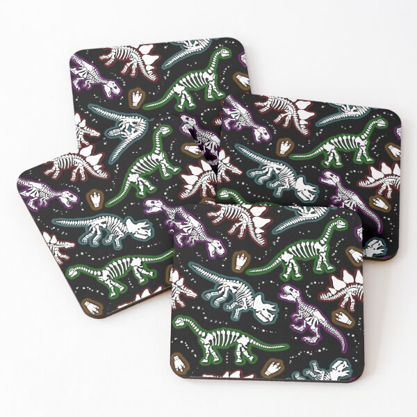 Item preview, Neon dinosaur fossils designed and sold by GF-Creative.