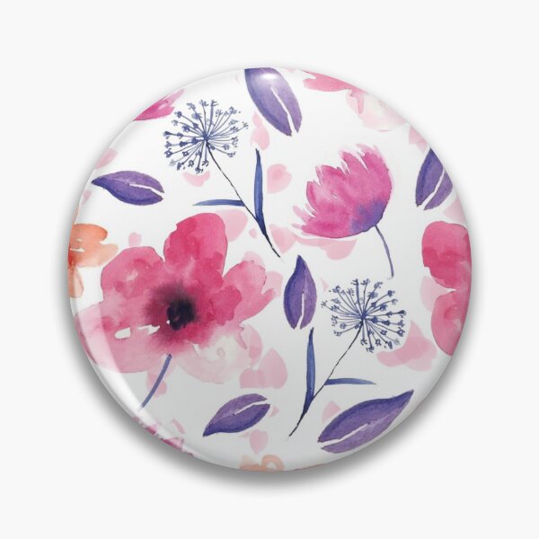 Item preview, Watercolor Floral Pattern by ThatCrazyDoodler designed and sold by thtcrazydoodler.