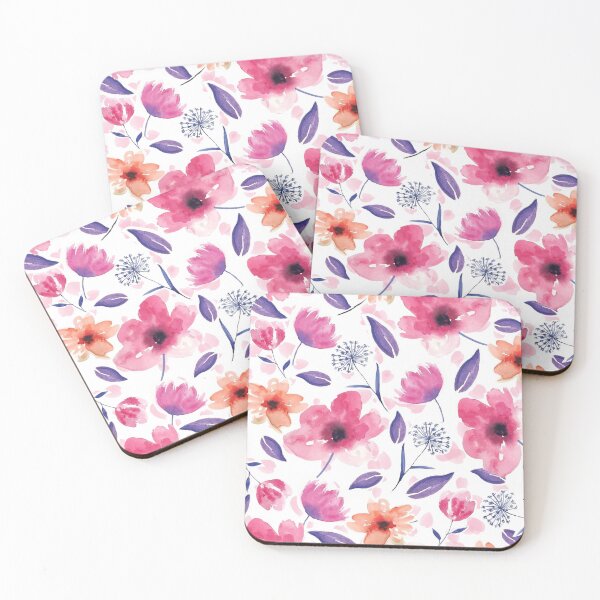 Item preview, Watercolor Floral Pattern by ThatCrazyDoodler designed and sold by thtcrazydoodler.