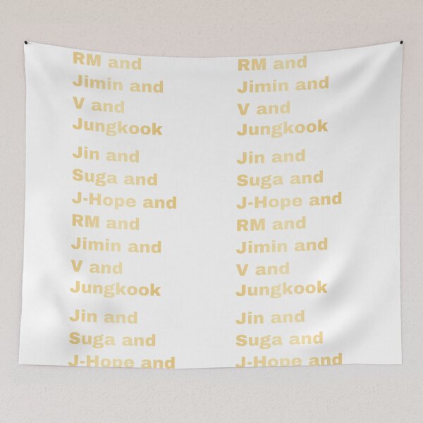 Item preview, BTS Members designed and sold by GeekyMisul.
