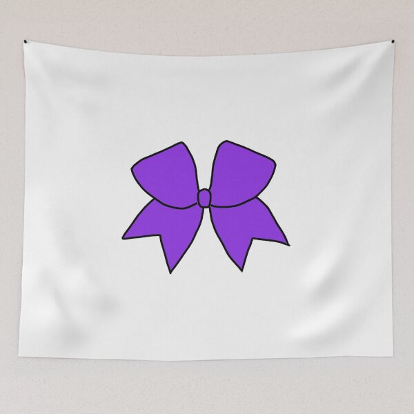 Item preview, Purple Cheer Bow designed and sold by kenzieestickers.