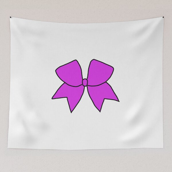 Item preview, Purple Cheer Bow designed and sold by kenzieestickers.