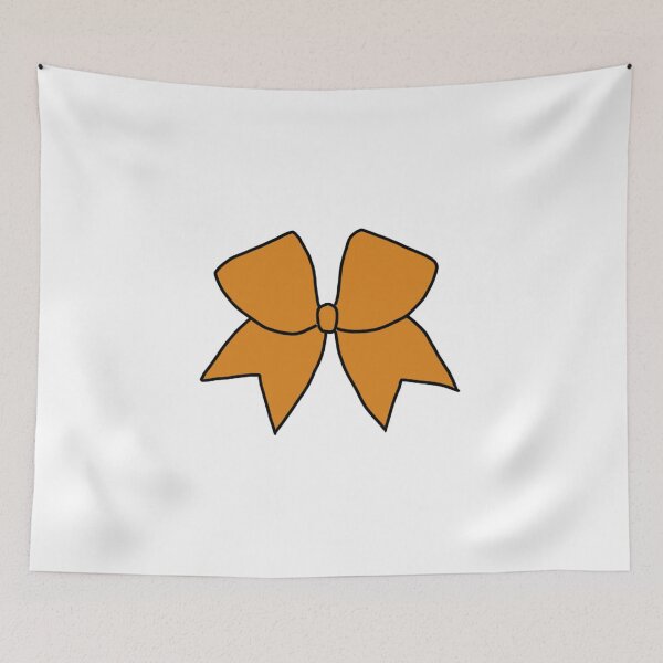Item preview, Orange Cheer Bow designed and sold by kenzieestickers.