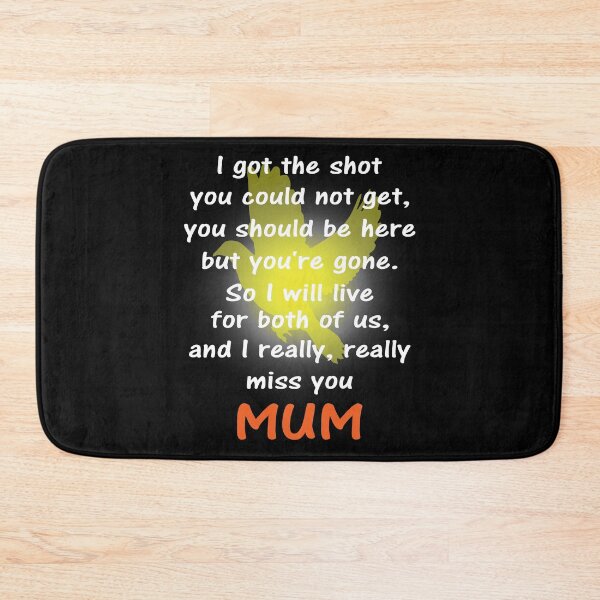 Item preview, I miss you mum white text designed and sold by StencilMyst ..