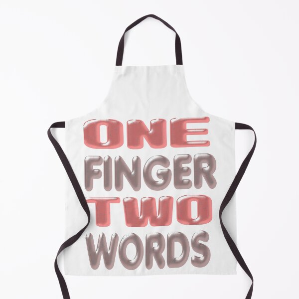 Item preview, One finger designed and sold by BooPooBeeDooArt.