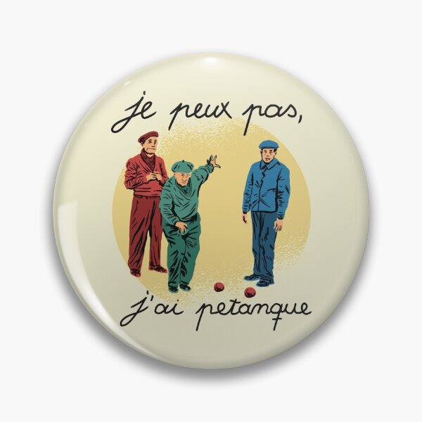 Item preview, French Petanque Vintage Retro designed and sold by TrendyWizard.