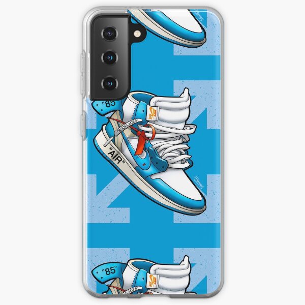 off white UNC Jordan 1 Samsung Galaxy Flexible Hülle