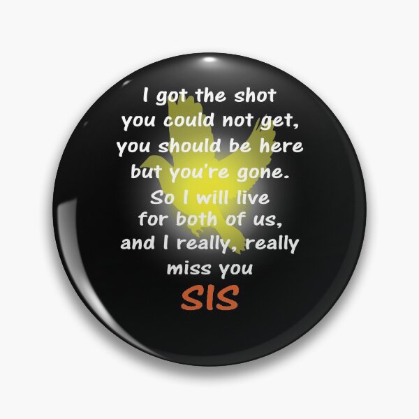 Item preview, I miss you sis white text designed and sold by StencilMyst ..
