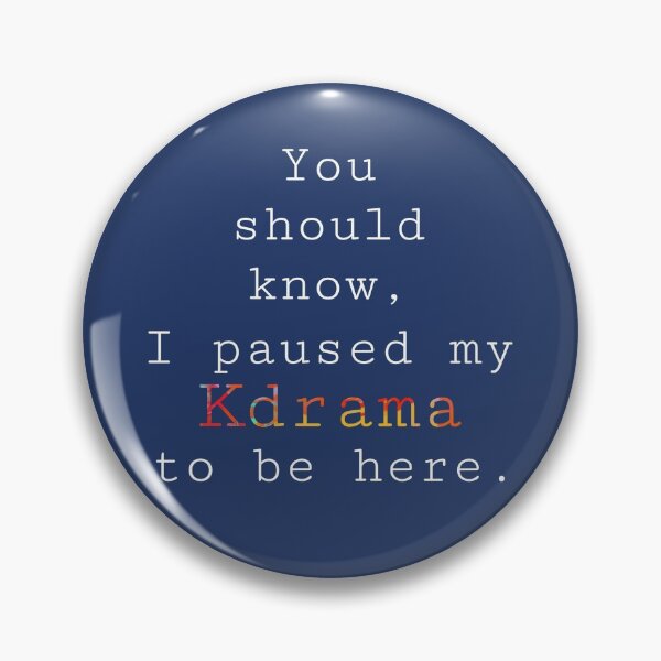 Item preview, Paused my Kdrama designed and sold by GeekyMisul.