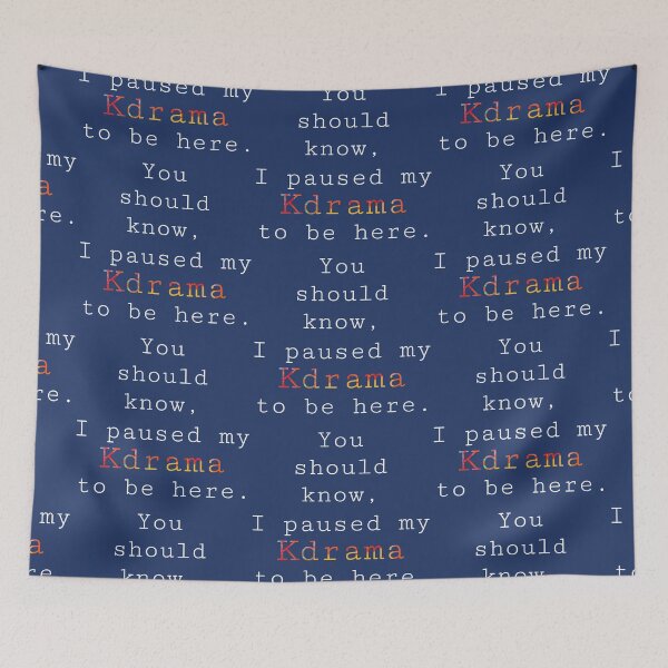 Item preview, Paused my Kdrama designed and sold by GeekyMisul.