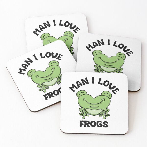Item preview, Man I Love Frogs Cute Frogs Love Frogs Patterns designed and sold by Howpot.