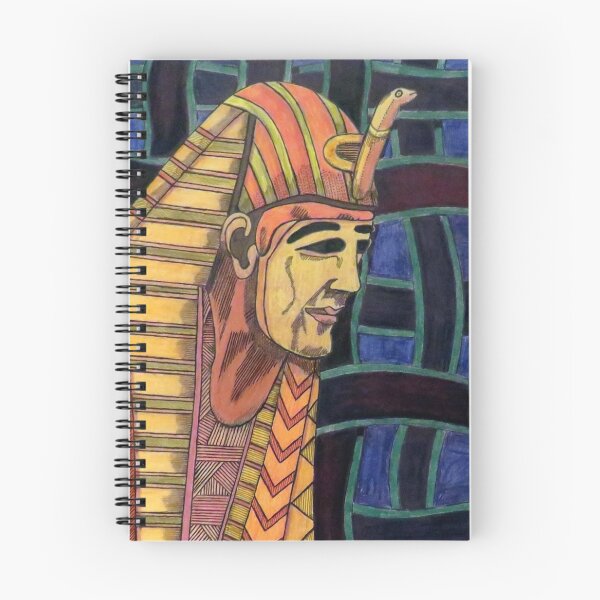 Item preview, 535 - PHARAOH STATUE DESIGN - DAVE EDWARDS - COLOURED PENCILS - 2021 designed and sold by BLYTHART.
