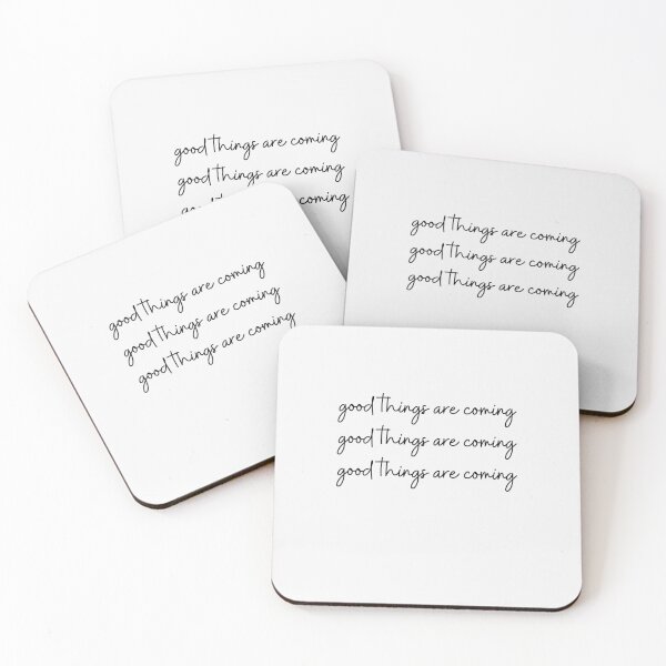 Item preview, Good Things are Coming designed and sold by yeodesign  ⭐⭐⭐⭐⭐.