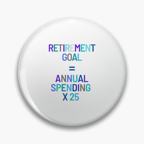 Item preview, Retirement Goal - 4% Rule designed and sold by g-raph.