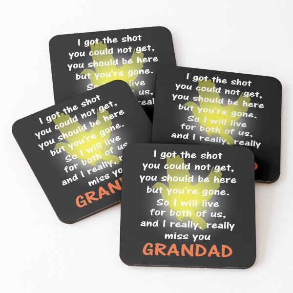 Item preview, I miss you grandad white text designed and sold by StencilMyst ..