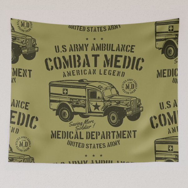Item preview, US Army Ambulance Combat Medic designed and sold by lunegreiros.