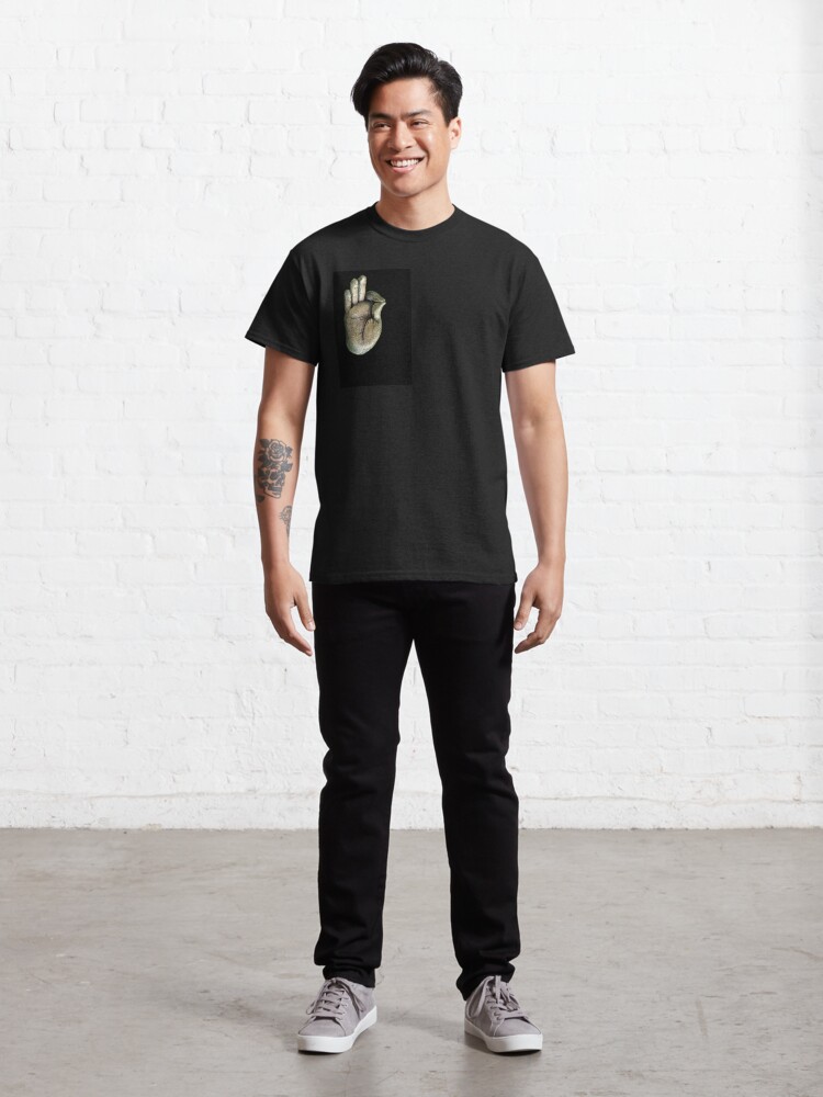 Alternate view of gesturing fearlessness & understanding Classic T-Shirt