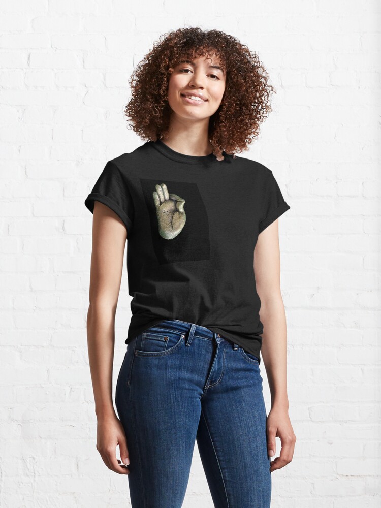 Alternate view of gesturing fearlessness & understanding Classic T-Shirt
