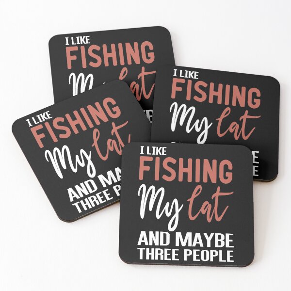 Item preview, I Like Fishing My Cat And Maybe Three People - Fishing With Cats designed and sold by ZAstore.