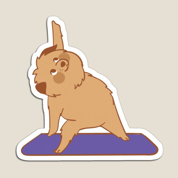 Item preview, funny dog yoga  designed and sold by Svlgsm.