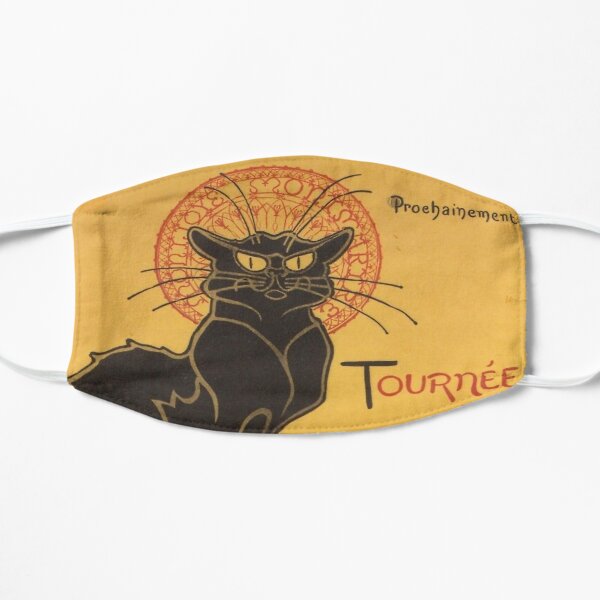 The Black Cat Tour by Rodolphe Salis Flat Mask