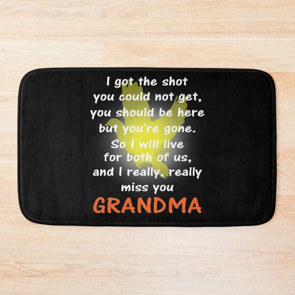 Item preview, I miss you grandma white text designed and sold by StencilMyst ..