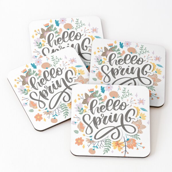 Item preview, Hello Spring - Hand drawn inspiration quote designed and sold by K-Boutiques.