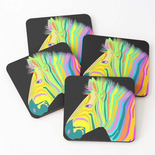 Item preview, Colorful zebra BooPooBeeDoo designed and sold by BooPooBeeDooArt.