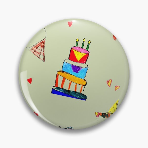 Item preview, Happy Birthday Cake and Ice-cream Pattern | by Riah designed and sold by Hello Riah.