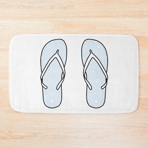 Item preview, Pastel Blue Flip Flop Sticker Pack designed and sold by kenzieestickers.