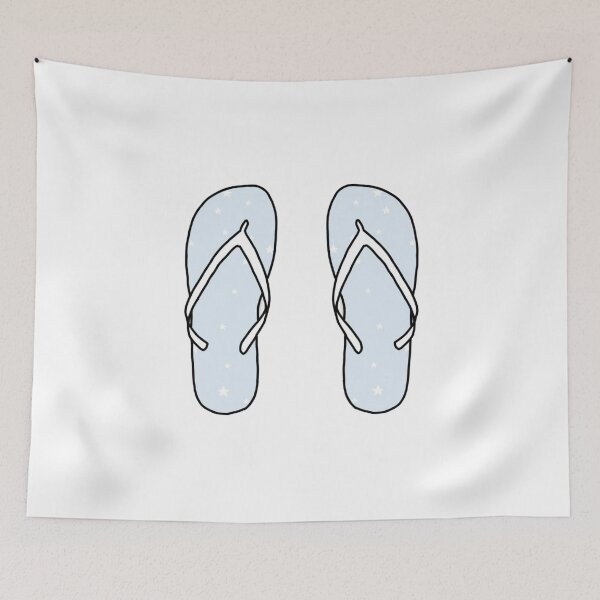 Item preview, Pastel Blue Flip Flop Sticker Pack designed and sold by kenzieestickers.