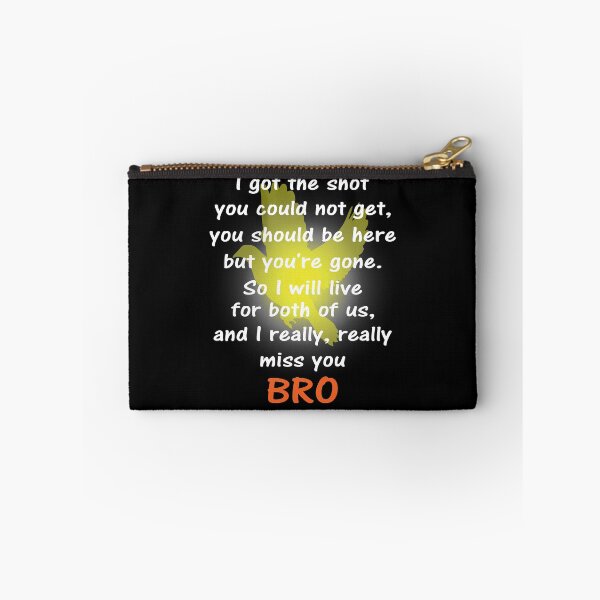 Item preview, I miss you bro white text designed and sold by StencilMyst ..