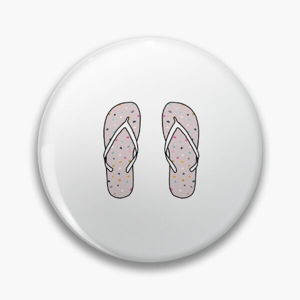 Item preview, Pastel Pink Polka Dot Flip Flop Sticker Pack designed and sold by kenzieestickers.