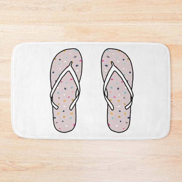 Item preview, Pastel Pink Polka Dot Flip Flop Sticker Pack designed and sold by kenzieestickers.