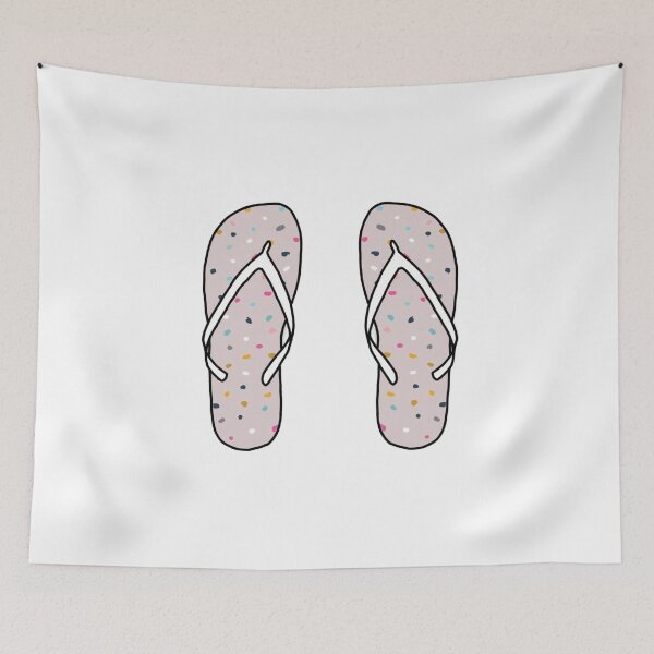 Item preview, Pastel Pink Polka Dot Flip Flop Sticker Pack designed and sold by kenzieestickers.