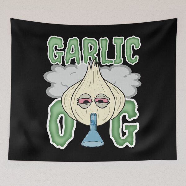 Item preview, Garlic OG Marijuana Strain - Weed Cannabis Stoner  designed and sold by YomeHayin.