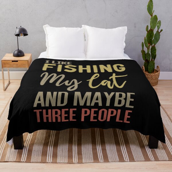 Item preview, I Like Fishing My Cat And Maybe Three People - Fishing With Cats designed and sold by ZAstore.