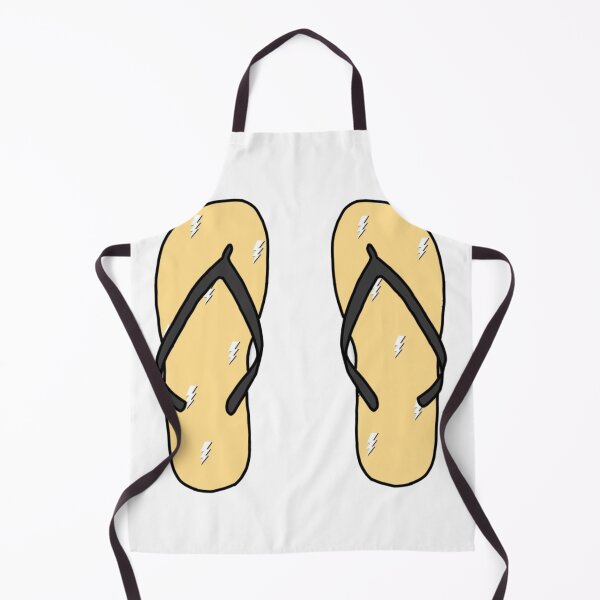 Item preview, Yellow Lightning Bolt Flip Flop Sticker Pack designed and sold by kenzieestickers.