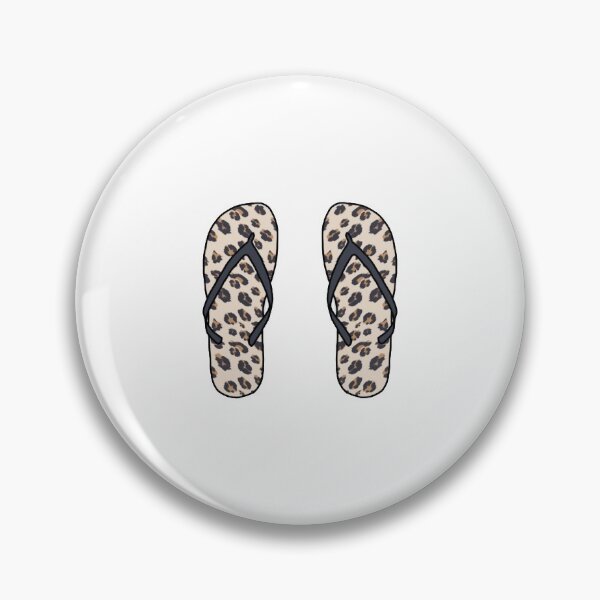 Item preview, Leopard Cheetah Print Flip Flop Sticker Pack designed and sold by kenzieestickers.