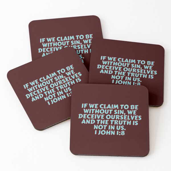 Item preview, Bible Verse 1 John 1:8 designed and sold by Prayingwarrior.