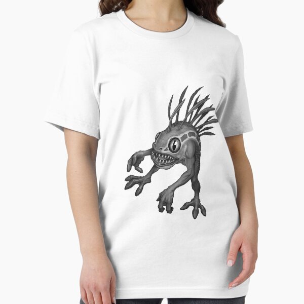Vista previa del artículo con la obra «Murloc blanco y negro», diseñado y vendido por kappaz.