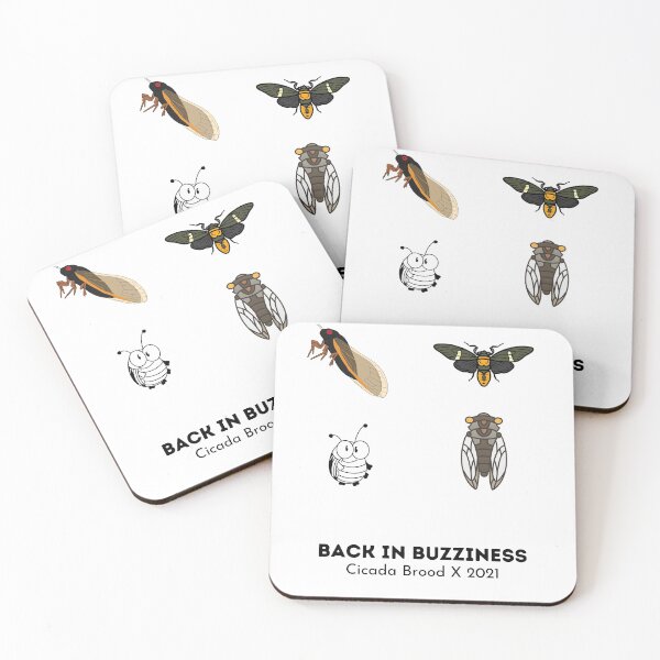 Item preview, A LOT OF STICKERS - Back In Buzziness Cicada Brood X 2021-Funny Insect lover Saying designed and sold by PIXEcompany.