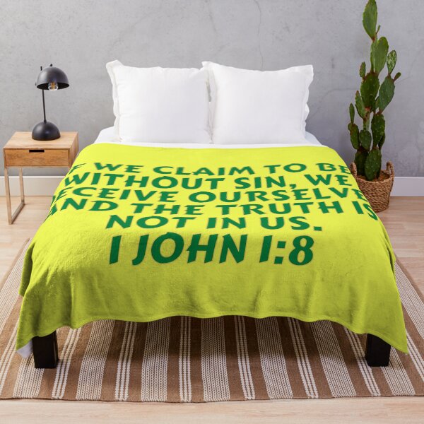 Item preview, Bible Verse 1 John 1:8 designed and sold by Prayingwarrior.