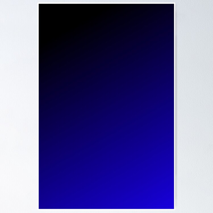 Black and blue Ombré Shade Color Fade Sticker for Sale by diogosilva14