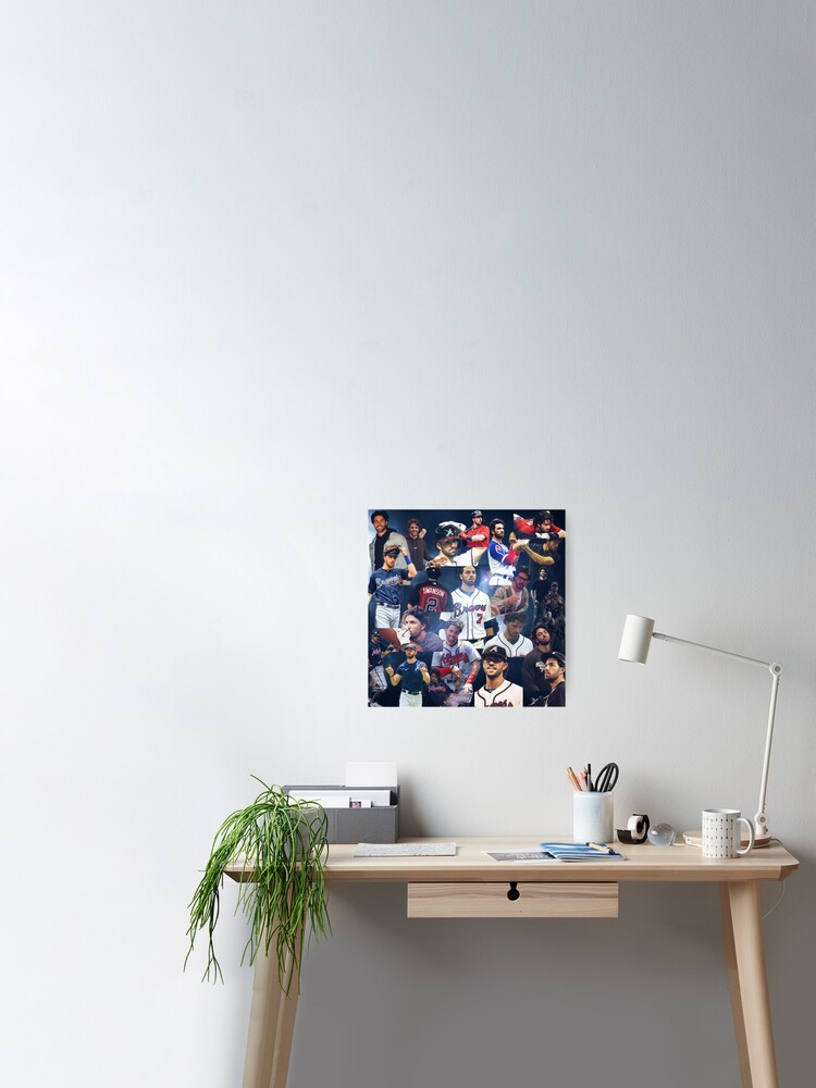  Dansby Swanson Baseball Playe74 Canvas Poster Bedroom Decor  Sports Landscape Office Room Decor Gift Unframe:20x30inch(50x75cm): Posters  & Prints