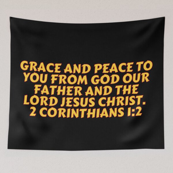 Item preview, Bible Verse 2 Corinthians 1:2 designed and sold by Prayingwarrior.