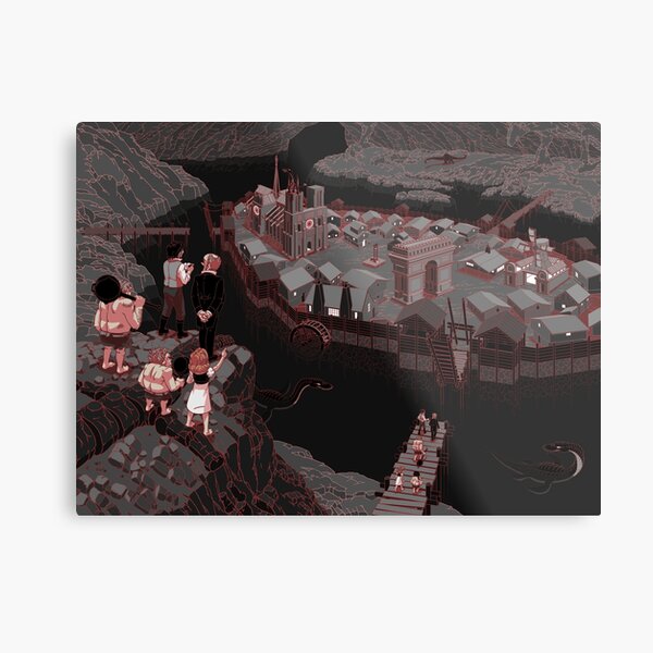 UNEARTH Paris à la Troll Metal Print